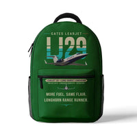 Thumbnail for Bombardier Learjet 29 - 3D Backpack - Original - Green