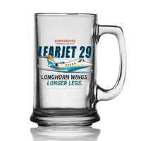 Thumbnail for Bombardier Learjet 29 - Cartoon - Beer Glass with Holder