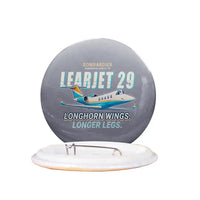 Thumbnail for Bombardier Learjet 29 - Cartoon - Pin - Gray