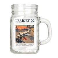 Thumbnail for Bombardier Learjet 29 - Poster - Cocktail Glass (Mason Jar)