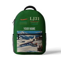 Thumbnail for Bombardier Learjet 31A - 3D Backpack - Green + Name