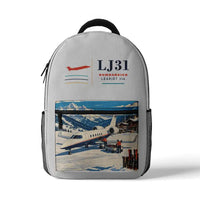 Thumbnail for Bombardier Learjet 31A - 3D Backpack - White