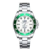 Thumbnail for Bombardier Learjet 31A - Classic - White + Name - Premium Diver - Green