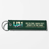 Thumbnail for Bombardier Learjet 31A Aviator Key Chains - Dark Green - Original