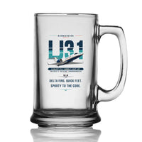 Thumbnail for Bombardier Learjet 31A - Original - Beer Glass with Holder