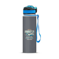 Thumbnail for Bombardier Learjet 31A - Sports Kettle - Cartoon + Name - Gray