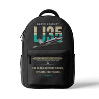 Thumbnail for Bombardier Learjet 35A - 3D Backpack - Original - Gray