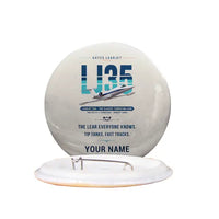 Thumbnail for Bombardier Learjet 35A - Original + Name - Pin - Beige