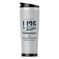 Thumbnail for Bombardier Learjet 35A - Original - Stainless Steel (No Holder) - Light Gray