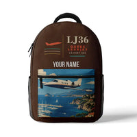 Thumbnail for Bombardier Learjet 36A - 3D Backpack - Brown + Name
