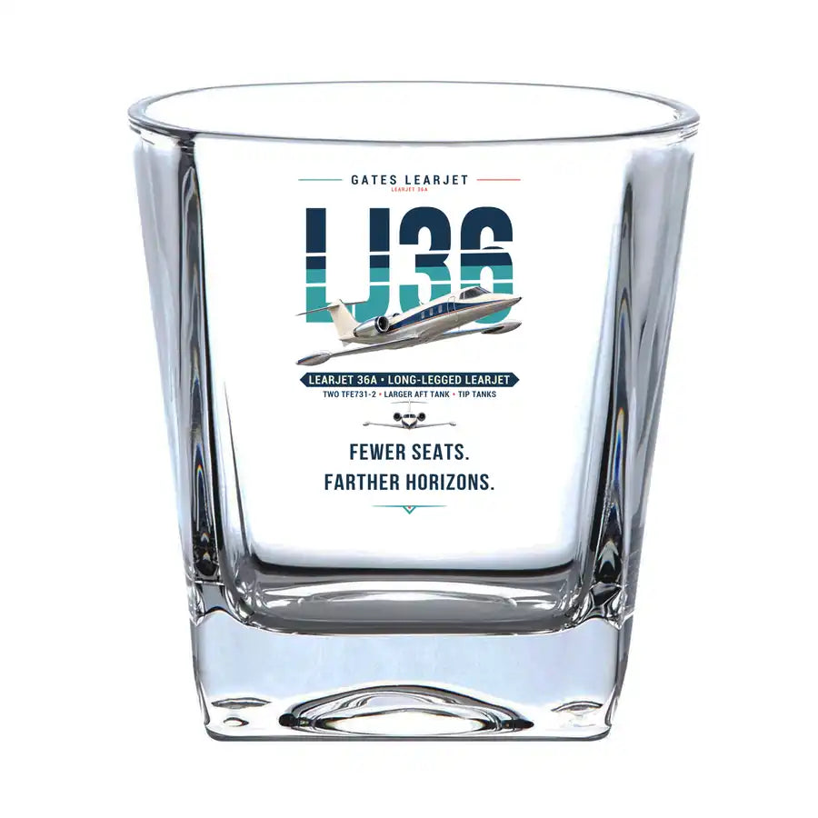 Bombardier Learjet 36A - Original - Whiskey Glass
