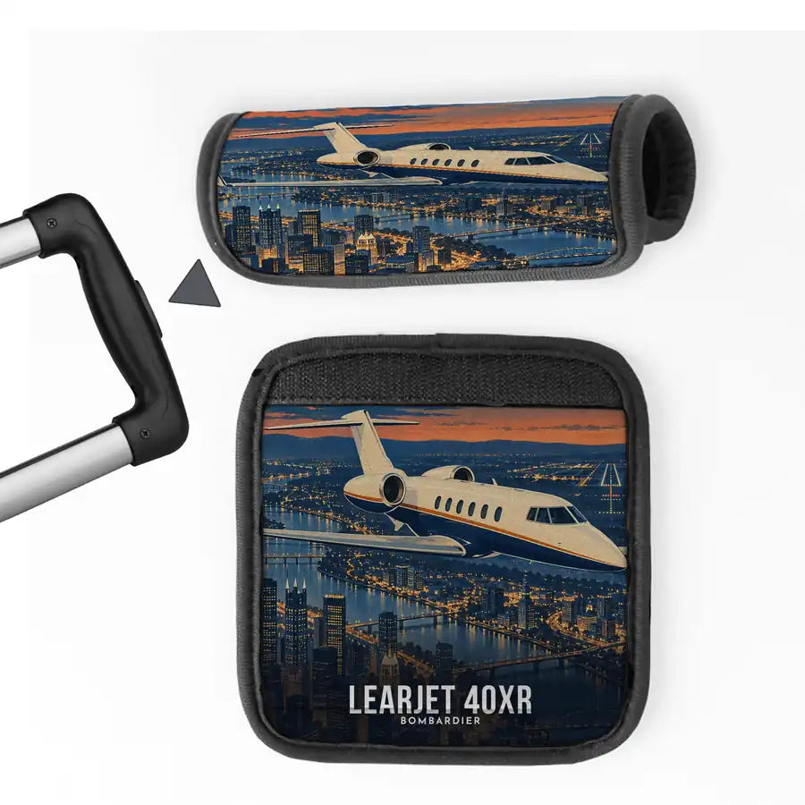 Bombardier Learjet 40XR - 3D - Luggage Handle Cover - Full Print