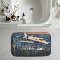 Thumbnail for Bombardier Learjet 40XR - 3D + Name - Bath Mat