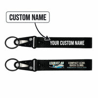 Thumbnail for Bombardier Learjet 40XR Hawk-Shaped Key Chains - Black - Cartoon - Personalized
