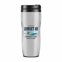 Thumbnail for Bombardier Learjet 40XR - Cartoon - Plastic (No Holder) - Light Gray
