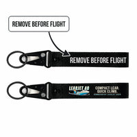 Thumbnail for Bombardier Learjet 40XR Hawk-Shaped Key Chains - Black - Cartoon - Remove Before Flight
