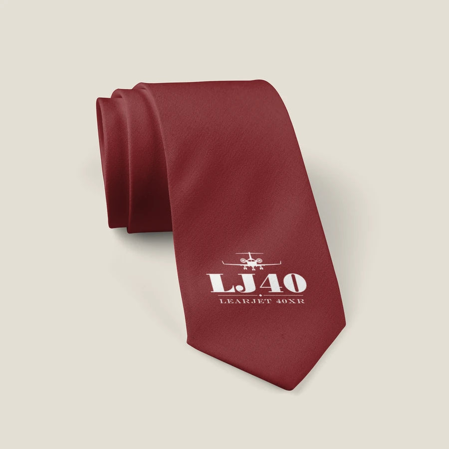Bombardier Learjet 40XR - Heritage - Tie - Dark Red