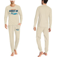 Thumbnail for Bombardier Learjet 40XR - Men Pajamas - Cartoon Chest - Beige