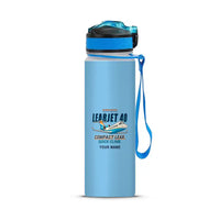 Thumbnail for Bombardier Learjet 40XR - Sports Kettle - Cartoon + Name - Light Blue
