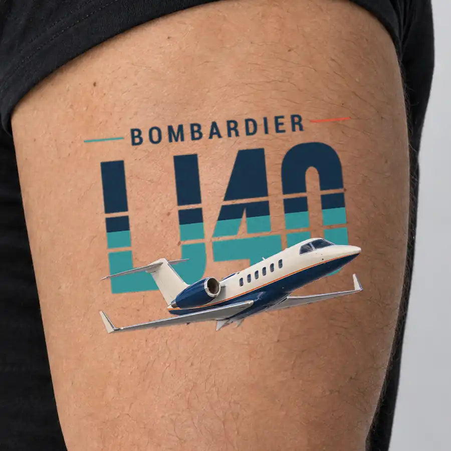 Bombardier Learjet 40XR - Tattoo - Original - Man