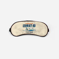 Thumbnail for Bombardier Learjet 45XR - Cartoon + Name - Sleep Mask - Beige
