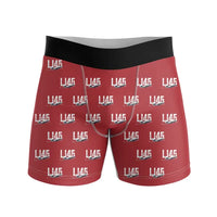 Thumbnail for Bombardier Learjet 45XR - Men Boxers - Original Pattern - Red