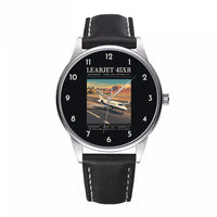 Thumbnail for Bombardier Learjet 45XR - Poster - Leather Strap - Black Leather Strap