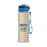 Thumbnail for Bombardier Learjet 45XR - Sports Kettle - Cartoon + Name - Beige