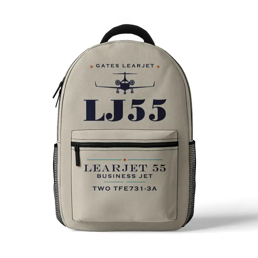 Bombardier Learjet 55 - 3D Backpack - Heritage - Beige