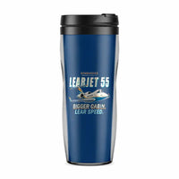 Thumbnail for Bombardier Learjet 55 - Cartoon - Plastic (No Holder) - Blue