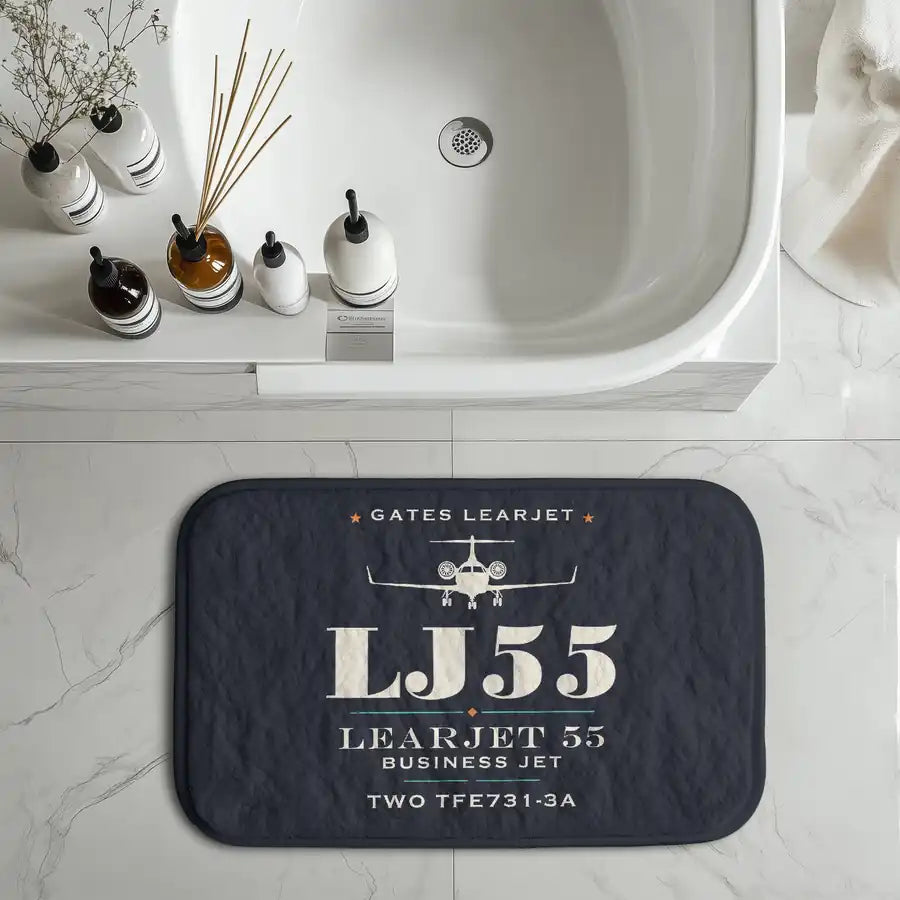 Bombardier Learjet 55 - Heritage - Bath Mat