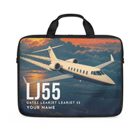 Thumbnail for Bombardier Learjet 55 - Laptop Bag + Name