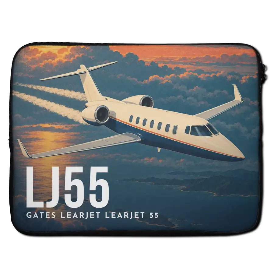 Bombardier Learjet 55 - Laptop Sleeve