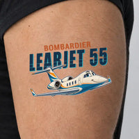 Thumbnail for Bombardier Learjet 55 - Tattoo - Cartoon - Man