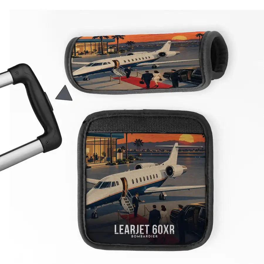 Bombardier Learjet 60XR - 3D - Luggage Handle Cover - Full Print