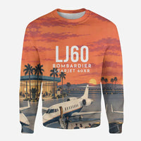Thumbnail for Bombardier Learjet 60XR 3D All-Over Print Clothing - Sweatshirt - 3D