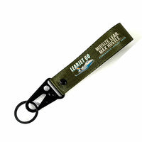 Thumbnail for Bombardier Learjet 60XR Hawk-Shaped Key Chains - Dark Green - Cartoon