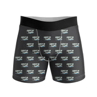 Thumbnail for Bombardier Learjet 60XR - Men Boxers - Cartoon Pattern - Black