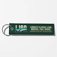 Thumbnail for Bombardier Learjet 60XR Aviator Key Chains - Dark Green - Original