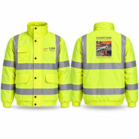 Thumbnail for Bombardier Learjet 60XR Reflective Winter Jackets - Poster - Fluorescent Yellow