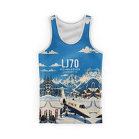 Thumbnail for Bombardier Learjet 70 3D All-Over Print Clothing - Tank Top - 3D