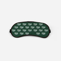 Thumbnail for Bombardier Learjet 70 - Cartoon Pattern - Sleep Mask - Dark Green