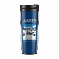 Thumbnail for Bombardier Learjet 70 - Poster - Plastic (No Holder) - Blue