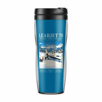 Thumbnail for Bombardier Learjet 70 - Poster - Plastic (No Holder) - Light Blue
