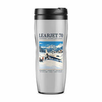 Thumbnail for Bombardier Learjet 70 - Poster - Plastic (No Holder) - Light Gray