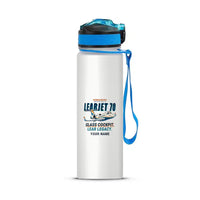 Thumbnail for Bombardier Learjet 70 - Sports Kettle - Cartoon + Name - White