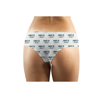 Thumbnail for Bombardier Learjet 70 - Women Panties - Cartoon Pattern - White - Back