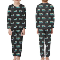 Thumbnail for Bombardier Learjet 75 Liberty - Children Pajamas - Original Pattern - Black