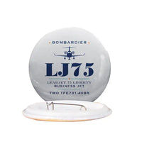 Thumbnail for Bombardier Learjet 75 Liberty - Heritage - Pin - Light Gray