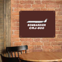 Thumbnail for Bombardier CRJ-900 Printed Metal Sign